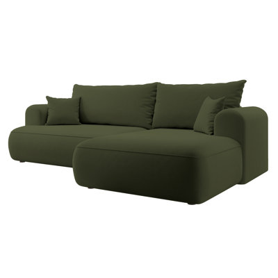 Alija 3 Seater Velvet Sofa & Chaise