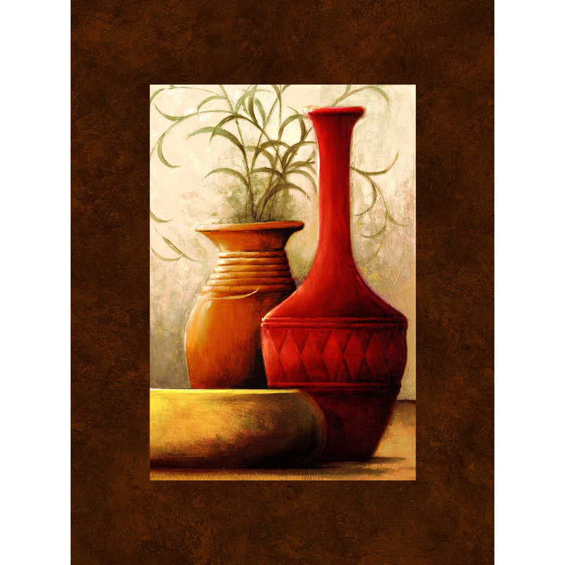 Vases 2 - Impression sur toile tendue, H 48 po x l 36 po