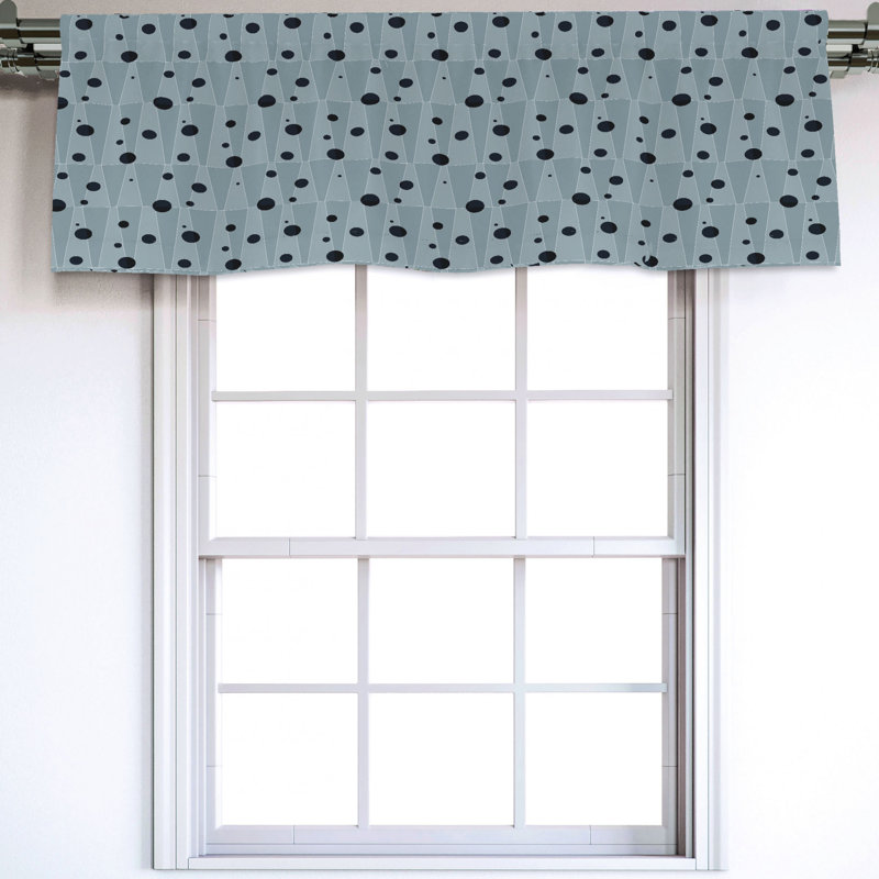 Sateen Ruffled Window Valance