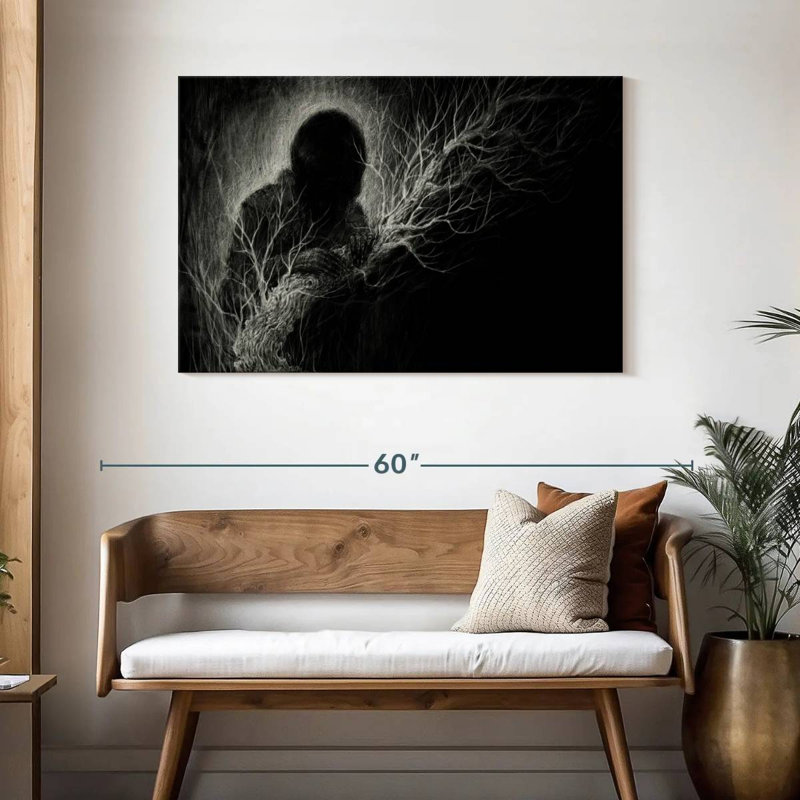 Kelan Scary, 30" H x 45" W