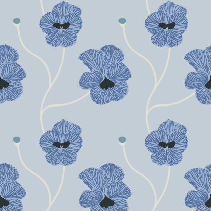 Natalie Papier Floral Wallpaper Roll
