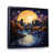 Black Floater Framed
