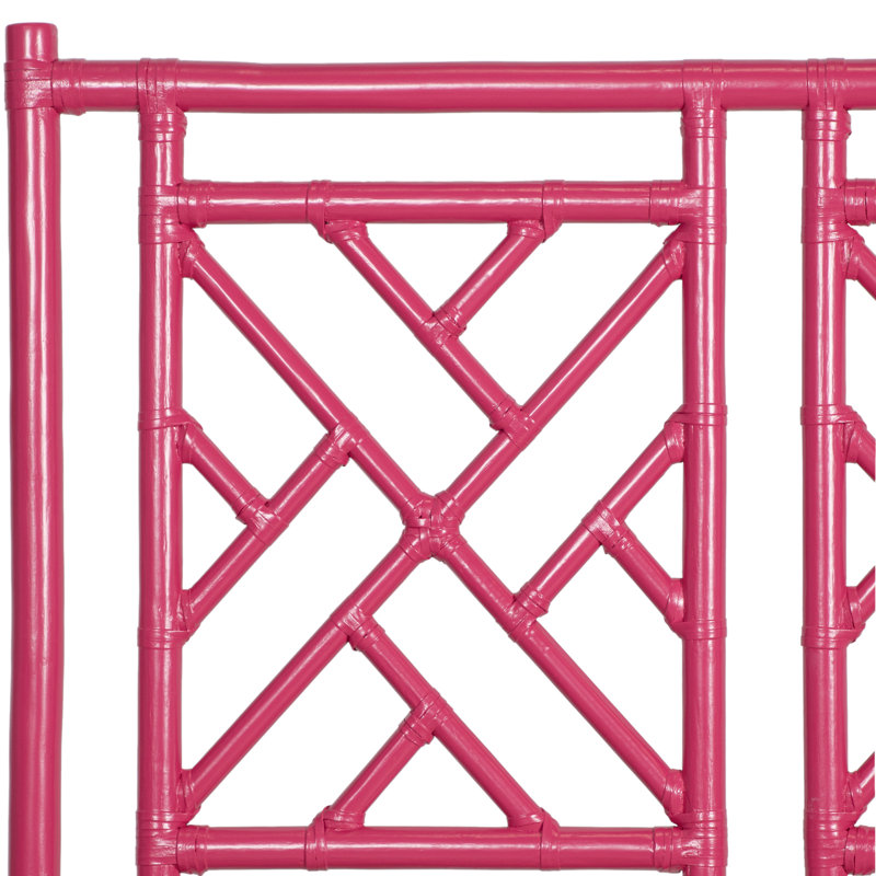 Chippendale Standard Bed, Hot Pink, California King