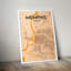 Memphis City Map - No Frame Print-897065883