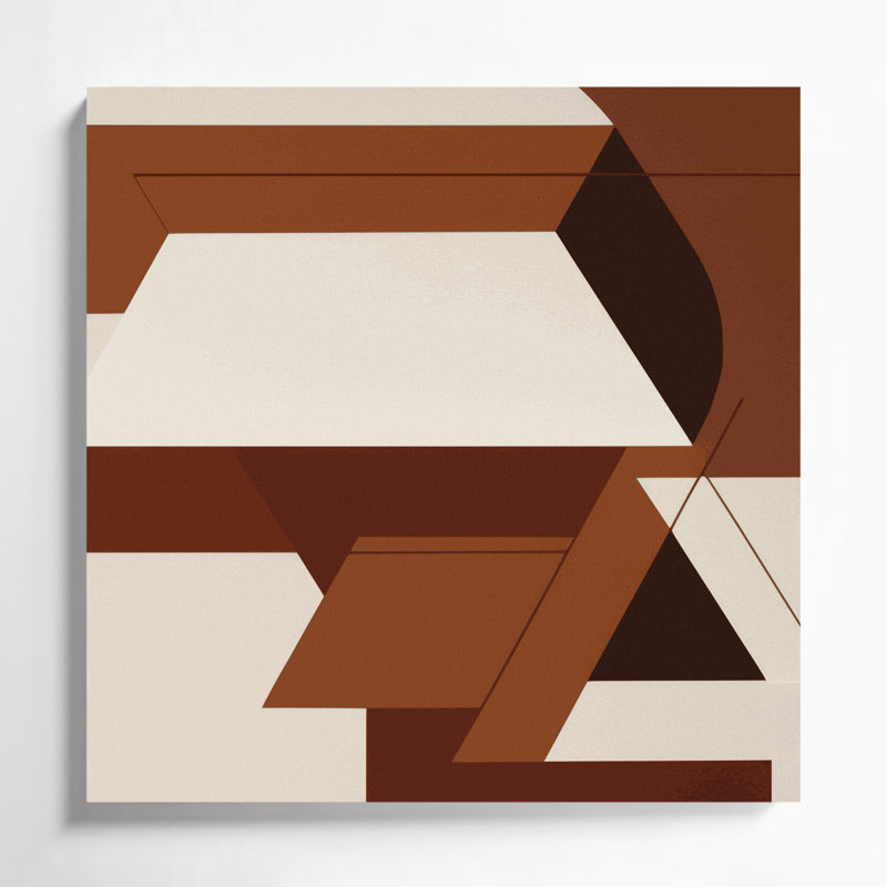 Minimalism 60 Beige Canvas Wall Art