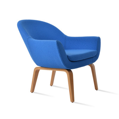 Chaise avec accoudoirs en contreplaqué Madison