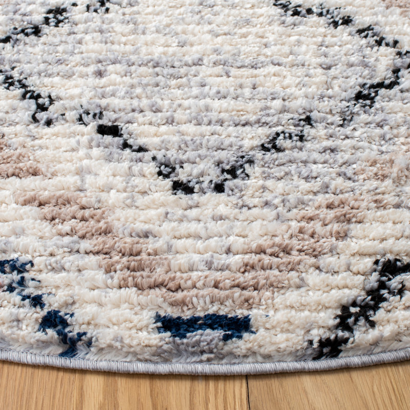 Tapis performance marocaine Southwestern, Rond 6 pi 7 po