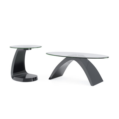 Ensemble de tables basses 2 pièces Hilry