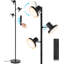 Dimmable LED Tree Floor Lamp With Remote/Touch Control, Adjustable 3 Rotatable Lights For Living Room, Bedroom-50186156