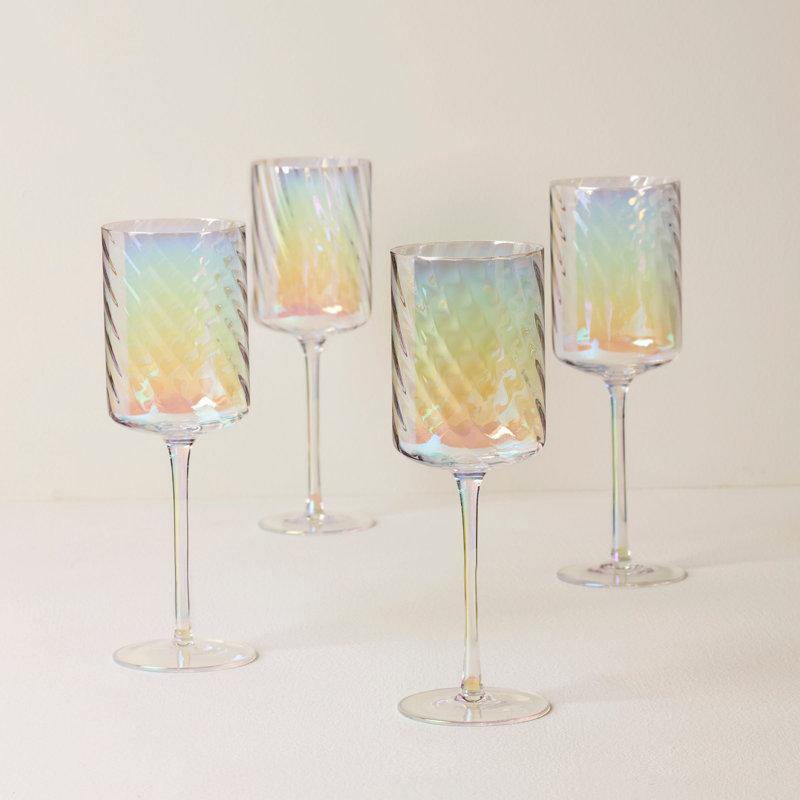 Ensemble de 4 verres Lenox Tuscany Classics Iridescent - vin rouge