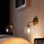 Lampe murale pour meuble-lavabo 1 lumière Tseri