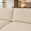 Canapé modulaire rembourré 132 po Corduroy-129492897