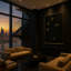 Gilded Stillness - Limited Edition Framed Canvas Wall Art by Kasian Art Studio - Brown Frame-1952210917