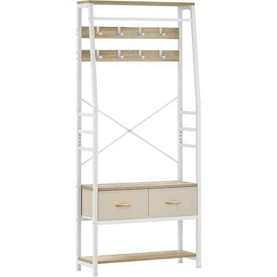 Metal Freestanding 8 - Hook Coat Rack