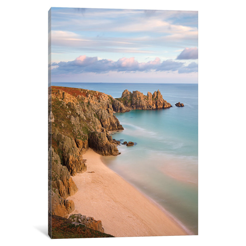 «The Beach» par Adam Burton - reproduction d'art sur toile tendue, H 40 po x l 26 po x P 1,5 po, Toile tendue, Pas de tapis