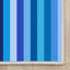 Tapis rayé bleu et uni Well Woven Crayola-86675986