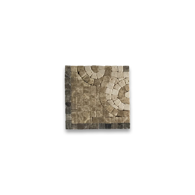 4" x 4" Marble Mosaic Wall & Floor Tile