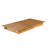 Acacia Wood Chaise Lounge with 4" Cushion and 3-Position Recline-1115777507