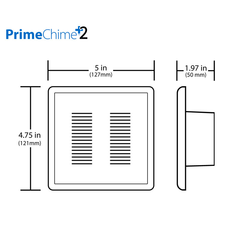 Doorbell Kit, Polished Brass