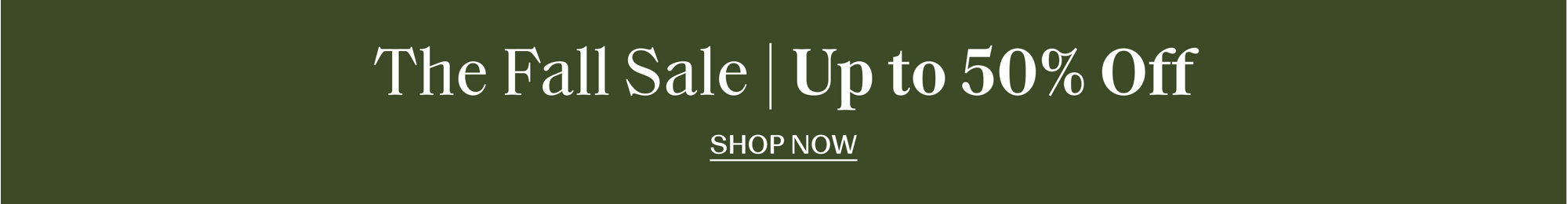 fall sale