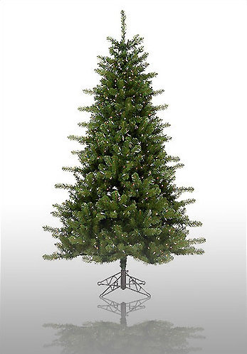 Lighted Pine Christmas Tree, 7 Feet with Clear Lights