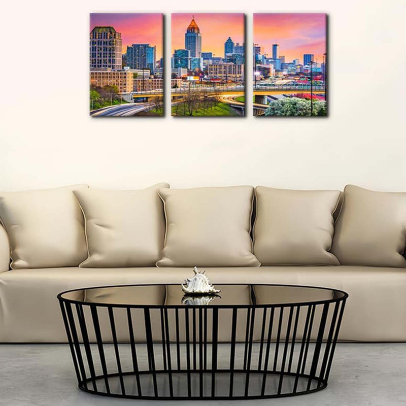 3 Piece Wrapped Canvas Print