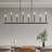 Raghid 8-Light Dining Room Black Chandelier Kitchen Island Lighting Dining Room Light Fixture