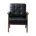 Matte Black Faux Leather