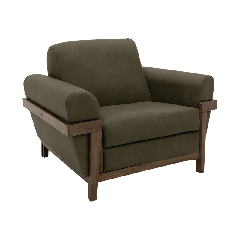 Structure et base en bois, fauteuil