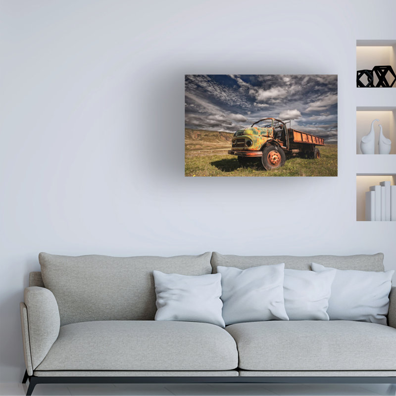 «Torsteinn H. Ingibergsson», art sur toile monochrome, H 16 po x l 24 po