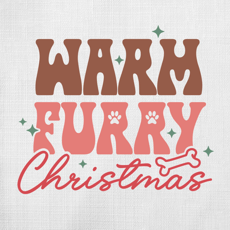 Coussin en polyester ChristmasDog-13, 16 po x 16 po