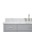 Meuble-lavabo simple 60 po avec plateau en marbre blanc de Carrare Abbate-85364018-121645825