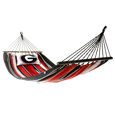 Hamac rouge et noir avec le logo sportif des Georgia Bulldogs