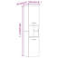 Armoire de salle de bain vidaXL-1624760341