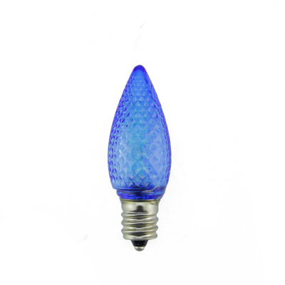 Faceted Transparent LED C7 Christmas Replacement Bulbs