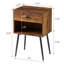Ensemble de chambre à coucher, ensemble de lit et table de chevet 3 pièces (ensemble de 3)-630534807-630534805