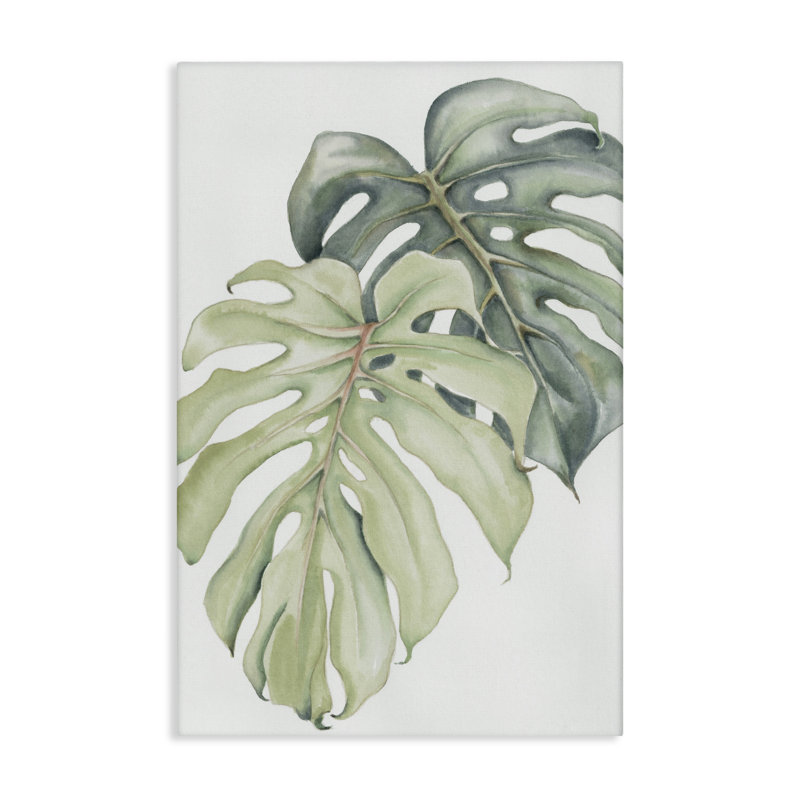 Toile Philodendron Monstera, conception par Errico & Slyp, H 24 po x l 16 po