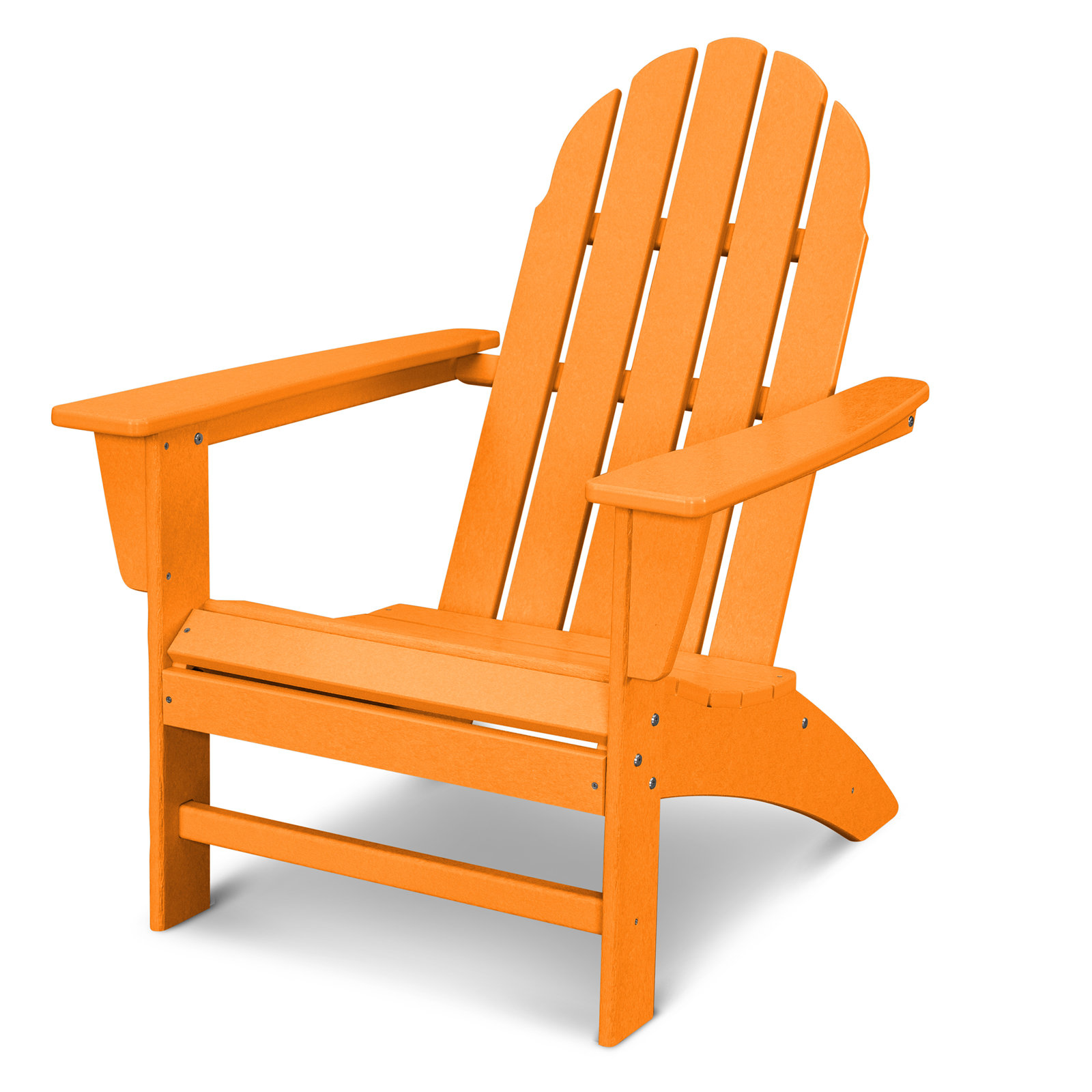 POLYWOOD® Vineyard Adirondack Chair, Tangerine