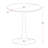 Round Metal Base Dining Table-2147151720-2147151732