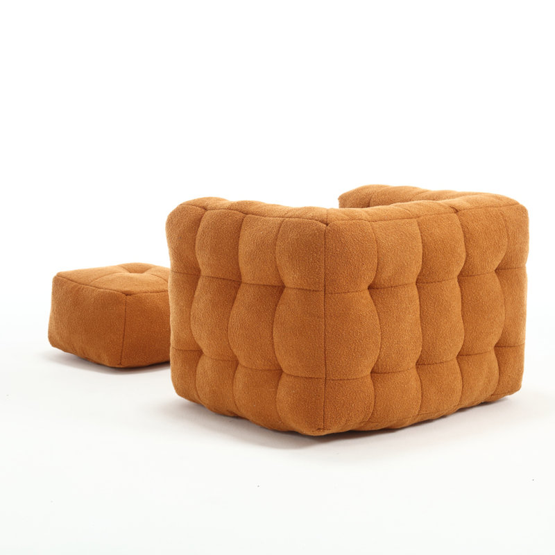 Chaise simple pour petit salon, Orange
