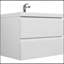Meuble-lavabo mural 30 po avec lavabo et tiroirs à fermeture en douceur