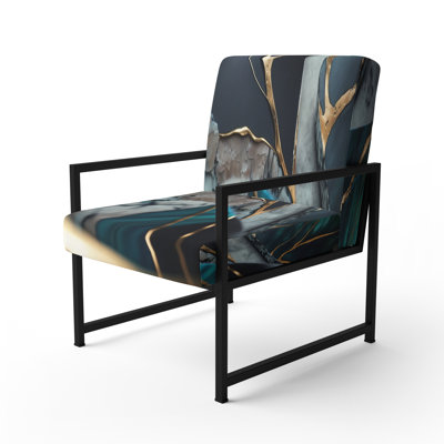 Crossreagh - Fauteuil d'appoint rembourré en marbre
