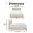 Clarence Finch Maxwell Upholstered Storage Bed with Tufted Adjustable Headboard, No Box Spring Needed, Easy Assembly-546610569-546610568
