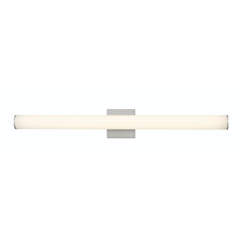 Éclairage pour meuble-lavabo rond 27W Stepridge, H 2,5 po x l 36 po x P 2,5 po, Nickel brossé