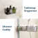 Metal Hanging Basket With Hook Storage