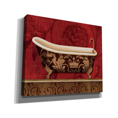 «Royal Red Bath II» par Lisa Audit, art mural sur toile
