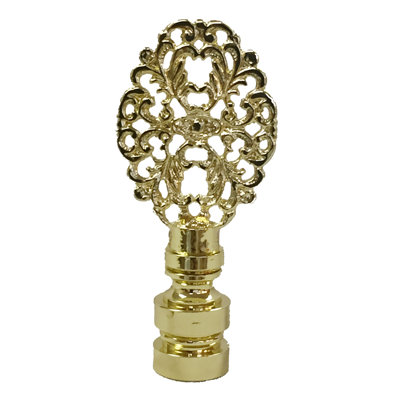Faîteau de lampe ovale filigree