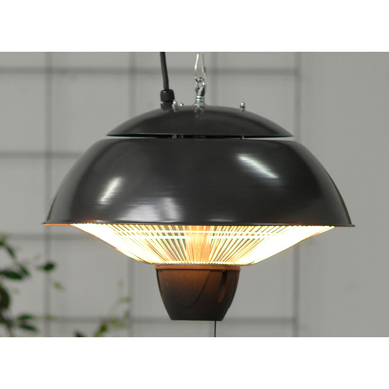 Abert Electric Hanging Patio Heater, G, Royal Grey