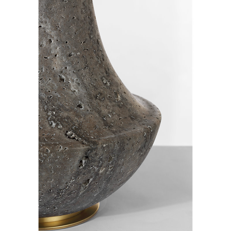 Thomas O'Brien Table Lamp, Dark Travertine