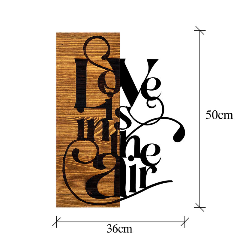 Décoration murale en bois